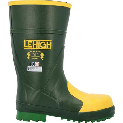 Bota de trabajo Lehigh Unisex con punta de acero y goma Hydroshock impermeable Lehigh Unisex Steel Toe Rubber Hydroshock Waterproof Work Boot, , large