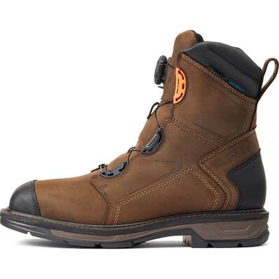 Ariat WorkHog XT BOA Men's 8-inch Carbon Nano Toe Electrical Hazard Waterproof Work Boot, , large