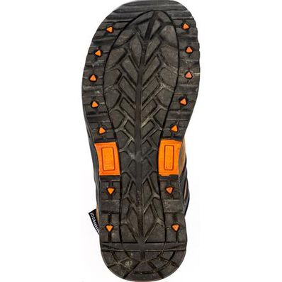 HOSS Stomp Men's 6 inch Aluminum Toe Electrical Hazard Waterproof Leather Work Hiker, , large