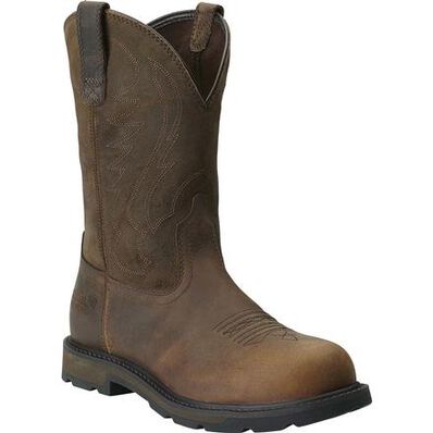 Ariat Groundbreaker Steel Toe Western Work Pull-On Boot, , large