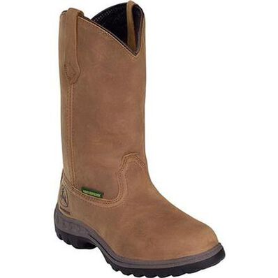 Women's Steel Toe Waterproof Pull-On Work Boot - Deere JD3304