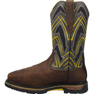 Dan Post Cyclone Men's 12-inch Internal Metatarsal Composite Toe Electrical Hazard Waterproof Western Work Boot, , large
