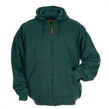 Sudadera con capucha forrada térmica verde Berne