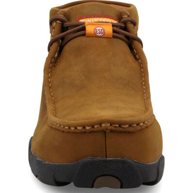Twisted X Work Driving Moc Men's Nano Toe Static-Dissipative Chukka Work Shoe, , large