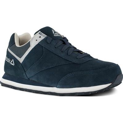 Reebok Leelap Retro Jogger Steel Toe Electrical Hazard Navy Work Shoe, , large
