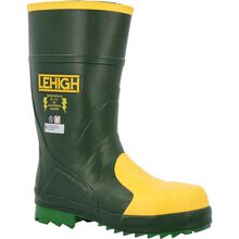 Bota de trabajo Lehigh Unisex con punta de acero y goma Hydroshock impermeable Lehigh Unisex Steel Toe Rubber Hydroshock Waterproof Work Boot