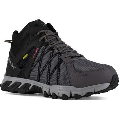 Reebok Trailgrip Work Men's Internal Metatarsal Alloy Toe Electrical Hazard Mid Athletic Shoe, , large