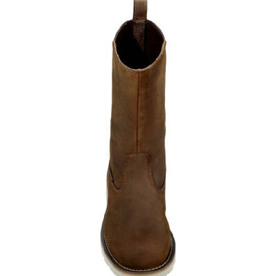 Carhartt Wedge Women's 10-inch Steel Toe Electrical Hazard Waterproof Pull-On Work Boot, , large