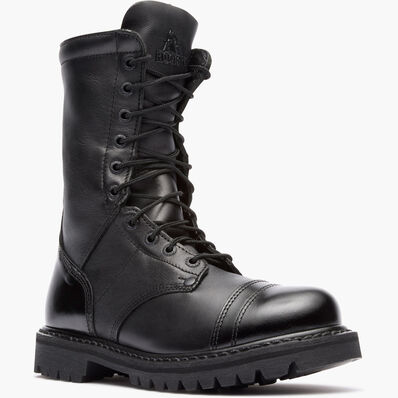 Bota militar con cierre para mujer Paraboot, , large