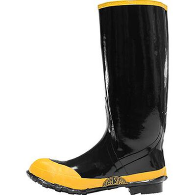 LaCrosse Economy Knee Men's Steel Toe Electrical Hazard Waterproof Rubber Work Boot, , large