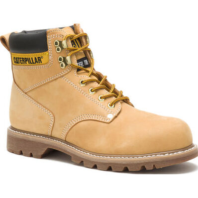 Cat Second Shift Men's 6-inch Steel Toe Electrical Hazard Work Boot, , large