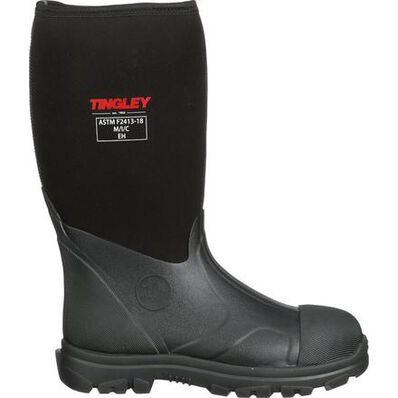Tingley Badger Unisex 15-Inch Steel Toe Electrical Hazard Waterproof Neoprene Rubber Boot, , large
