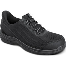 OrthoFeet Onyx Hands-Free Men's Composite Toe Electrical Hazard Slip-Resisting Athletic Work Shoe
