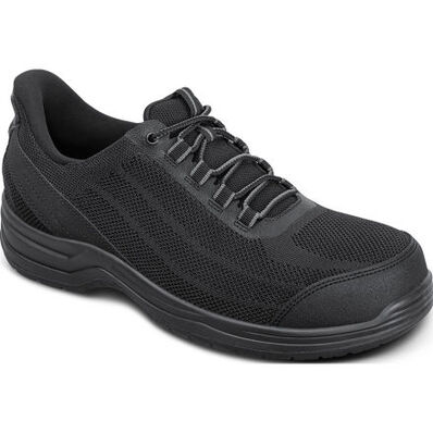 OrthoFeet Onyx Hands-Free Men's Composite Toe Electrical Hazard Slip-Resisting Athletic Work Shoe, , large