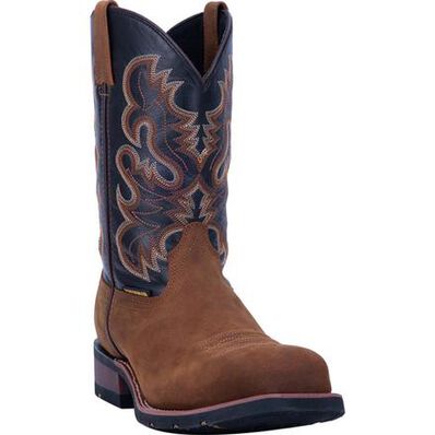 Laredo Rockwell Men's 11-inch Steel Toe Electrical Hazard Waterproof Western Pull-On Work Boot, , large