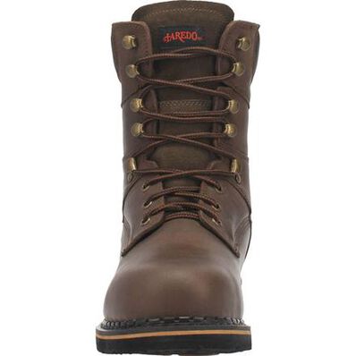 Laredo Men's 8-Inch Steel Toe Electrical Hazard Leather Work Boot, , large