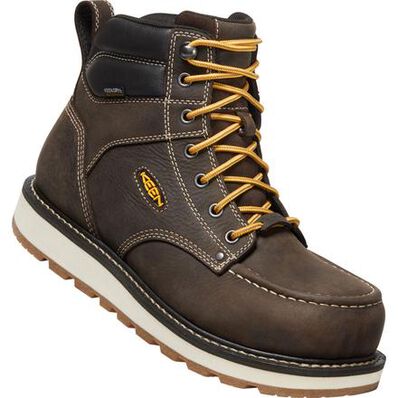 KEEN Utility® Cincinnati Men's Carbon Fiber Toe Electrical Hazard Waterproof Work Boot, , large