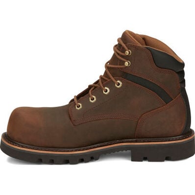 Chippewa Sador Men's 6-inch Composite Toe Electrical Hazard Waterproof Leather Work Boot, , large