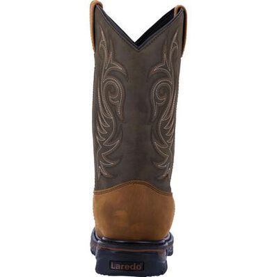 Laredo Hammer Men's Steel Toe Electrical Hazard Waterproof Western Pull-on Work Boot, , large