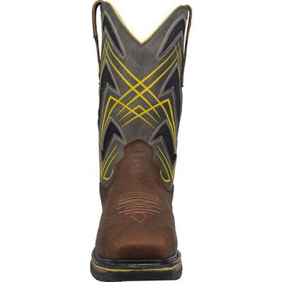 Dan Post Cyclone Men's 12-inch Internal Metatarsal Composite Toe Electrical Hazard Waterproof Western Work Boot, , large