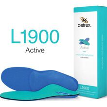 Aetrex Men's Active Medium/High Arch Orthotic for Athletic Shoes
