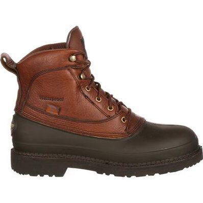 bota de trabajo impermeable con punta de acero Lehigh Swampers de 6 pulgadas, , large