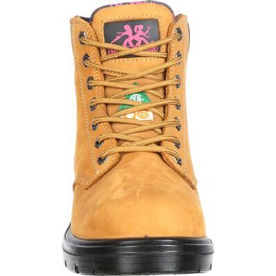 Bota de trabajo resistente a las perforaciones aprobado por CSA con punta de acero Moxie Trades para mujeres, , large