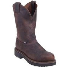 Bota de trabajo sin cordones Justin Work J-Max con punta de acero