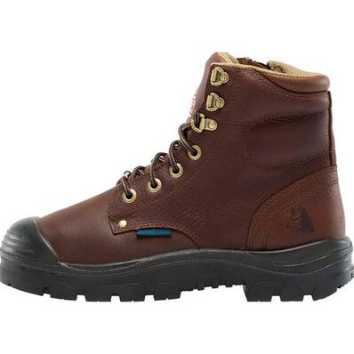 Steel Blue Argyle Zip Bump Steel Toe Internal Metatarsal Puncture-Resisting Zipper Work Boot, , large
