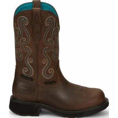 Justin Original Work Gypsy Women's Steel Toe Waterproof Western Work Boots, , large