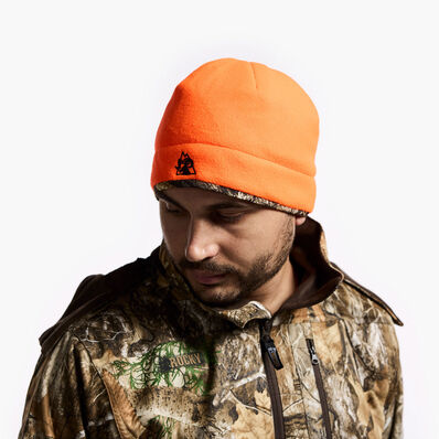 Rocky ProHunter Reversible Fleece Beanie, Blaze RealTree Edge, large