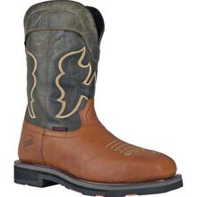 HOSS Showdown Men's 11-inch Composite Toe Puncture- Resisting Waterproof Western Work Boot