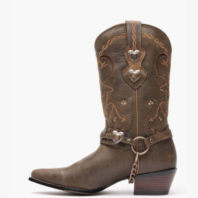 Botas negras para dama estilo Heartbreaker de Crush by Durango, , large