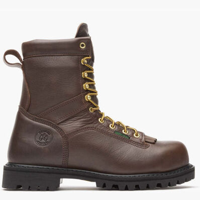 Bota de trabajo acordonada hasta la punta impermeable con punta de acero de Georgia, , large