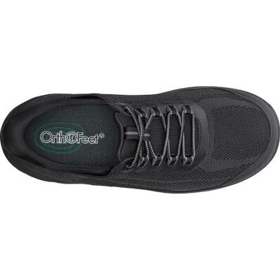 OrthoFeet Onyx Hands-Free Men's Composite Toe Electrical Hazard Slip-Resisting Athletic Work Shoe, , large