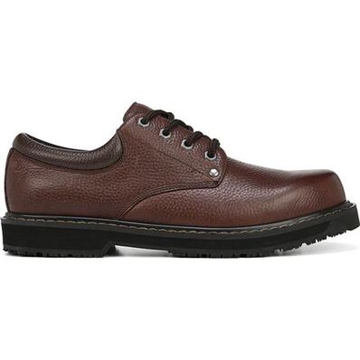 Dr. Scholl's Harrington II Brown Leather Slip-Resisting Oxford, , large