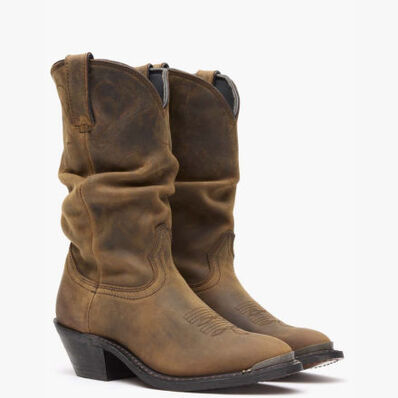 Bota vaquera holgada en color bronceado para damas Crush by Durango, , large