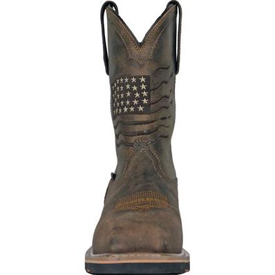HOSS Rushmore Men's 11-inch Composite Toe Puncture-Resisting Waterproof Western Work Boot, , large