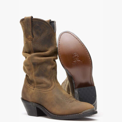 Bota vaquera holgada en color bronceado para damas Crush by Durango, , large