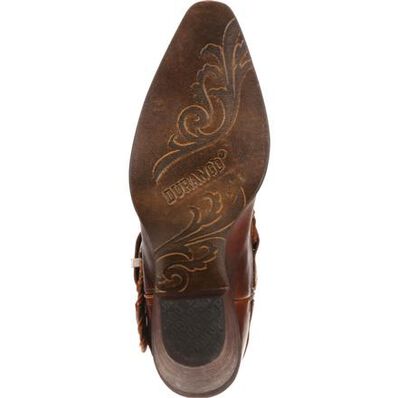 Crush by Durango Women's Spur Strap Demi Western Boot, , large