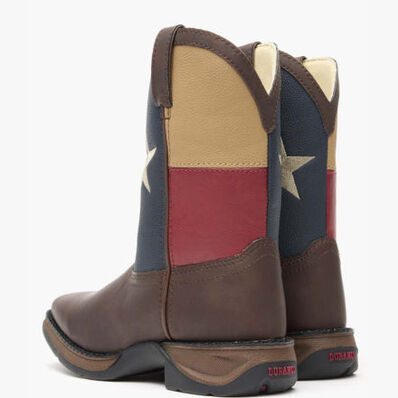 Bota vaquera para niños con bandera Lil' Durango Texas, , large