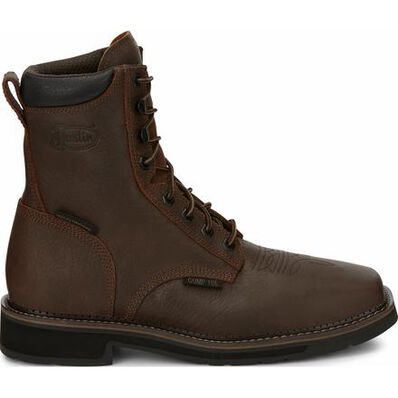 Justin Work Stampede Men's Composite Toe Waterproof Western Work Boot, , large