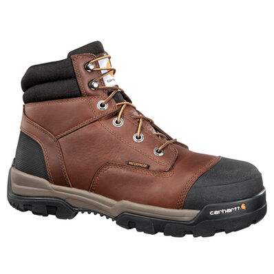 Carhartt Ground Force Men's Composite Toe Waterproof Electrical Hazard Brown Work Boot, , large