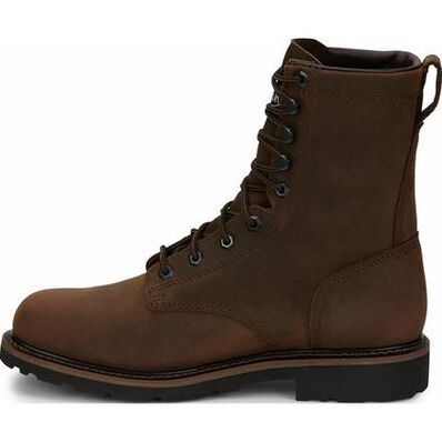 Justin Work Men's Steel Toe Waterproof Lace-Up Work Boot, , large