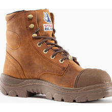 Steel Blue Argyle Scuff Zip Men's 6 inch Electrical Hazard Waterproof Zipper Work Boot