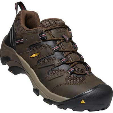 KEEN Utility® Lansing Low Men's Steel Toe Electrical Hazard Work Shoe, , large