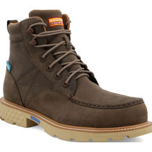 Twisted X Men's 6-Inch Moc Nano Toe Electrical Hazard Waterproof Leather Work Boot
