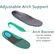 OrthoFeet Onyx Hands-Free Men's Composite Toe Electrical Hazard Slip-Resisting Athletic Work Shoe, , large