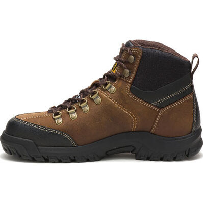 Cat Threshold Men's 6-inch Steel Toe Electrical Hazard Waterproof Work Boot, , large