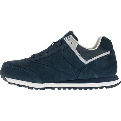Reebok Leelap Retro Jogger Steel Toe Electrical Hazard Navy Work Shoe, , large